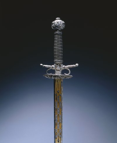 Espada pequena, c.1650-60 de European School