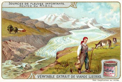 Fonte do Ródano (chromolitho) de European School
