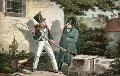 Recordação de Waterloo (cor litho) de European School