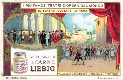 Teatro Costanzi, Roma (chromolitho) de European School