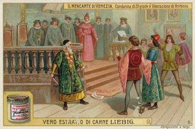 A prisão de Shylock e a libertação de Antonio de European School