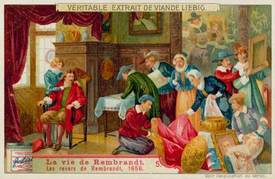 A falência de Rembrandt de European School