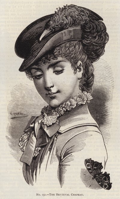 O Chapeau Bauzeval (gravura) de European School