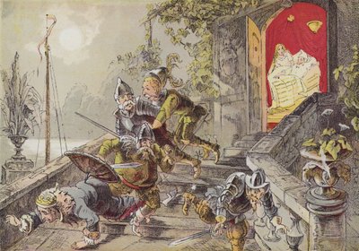 O Alfaiate Valente (litografia a cores) de European School
