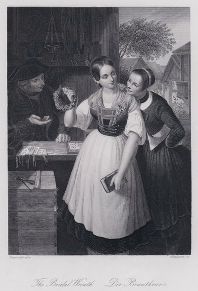 A grinalda de noiva (gravura) de European School
