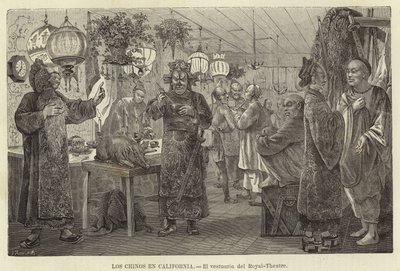 Os chineses na Califórnia - El vestuario del Royal-Theatre de European School