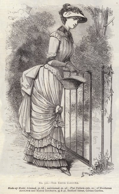O traje de Edith (gravura) de European School