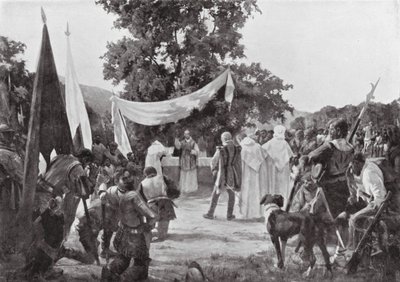 A primeira missa celebrada no Chile (litografia) de European School