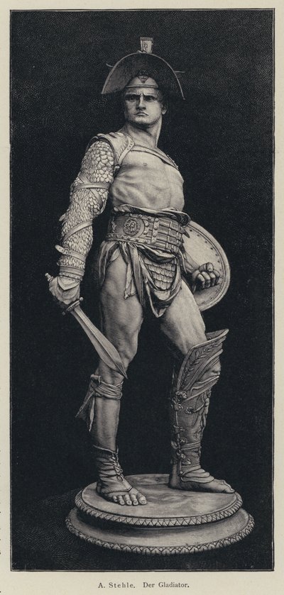 O Gladiador (gravura) de European School