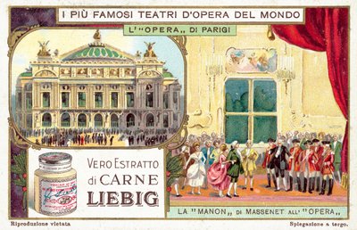 A Ópera de Paris (chromolitho) de European School