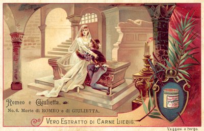 A morte de Romeu e Julieta (chromolitho) de European School