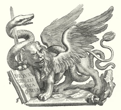 O leão de Veneza (gravura) de European School