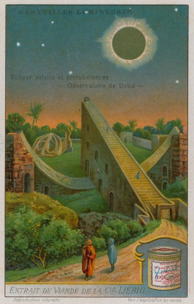 O observatório em Delhi e um eclipse solar de European School