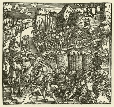 A tomada de um castelo, 1532 de European School