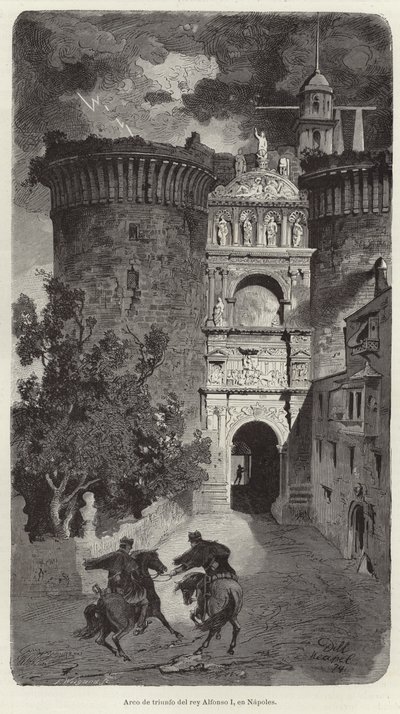 Arco do Triunfo de Alfonso I, em Nápoles de European School