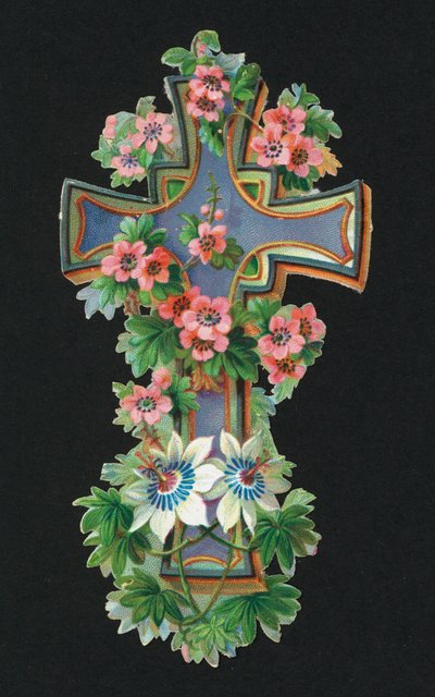 Sucata vitoriana: Santa Cruz (chromolitho) de European School