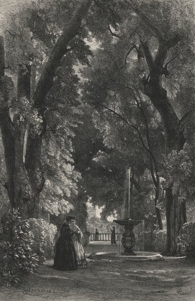 Villa Conti-Torlonia (gravura) de European School
