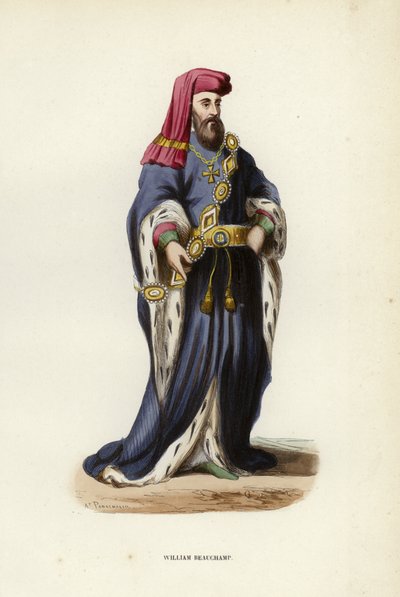 William Beauchamp (gravura colorida) de European School
