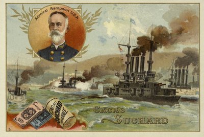 William Sampson, almirante americano, guerra hispano-americana, 1898 de European School