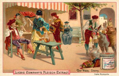 Vinho: Sherry (cromolitho) de European School