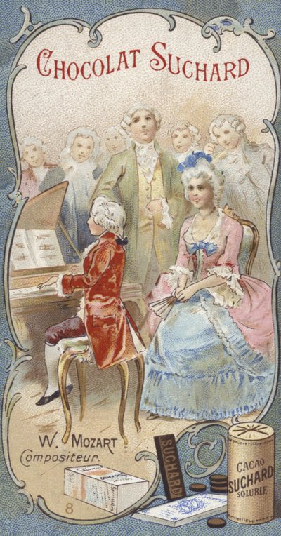 Wolfgang Amadeus Mozart, músico e compositor austríaco, em criança de European School