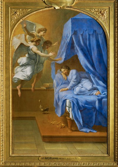 Le songe de Saint Bruno - O sonho de Saint Bruno ... de Eustache (studio of) Le Sueur