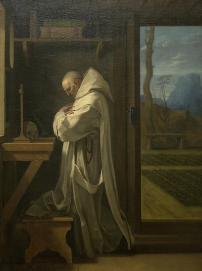 São Bruno em oração de Eustache Le Sueur