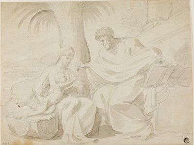 familia sagrada de Eustache Le Sueur