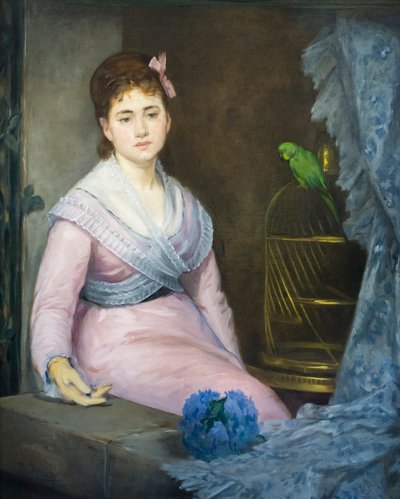 Indolência, c. 1871-1872 (óleo sobre tela) de Eva Gonzalès