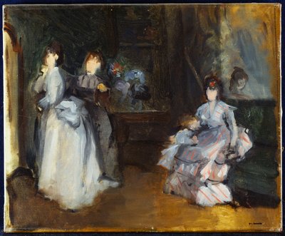 Interior de um Milliner de Eva Gonzalès