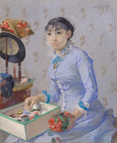 O Milliner, c.1877 de Eva Gonzalès
