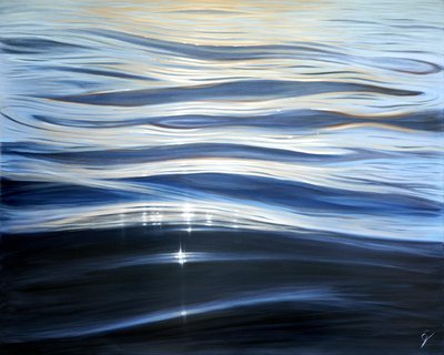 Perle de la Mer, 2023 (óleo sobre tela) de Eva Volf