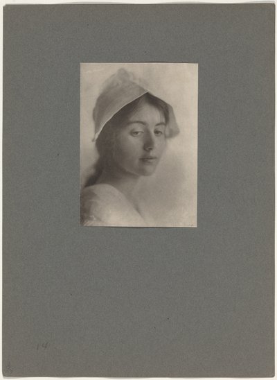 Uma cabeça de estudo,1910 (foto) de Eva Watson