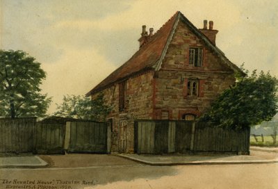 The Haunted House, Thornton Road, 1920 em papel de Evacustes Arthur Phipson