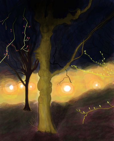5:20 A.MProspect Park, Brooklyn (arte digital) de Evan Sklar
