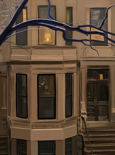 589 Seventh Street. Brooklyn (arte digital) de Evan Sklar