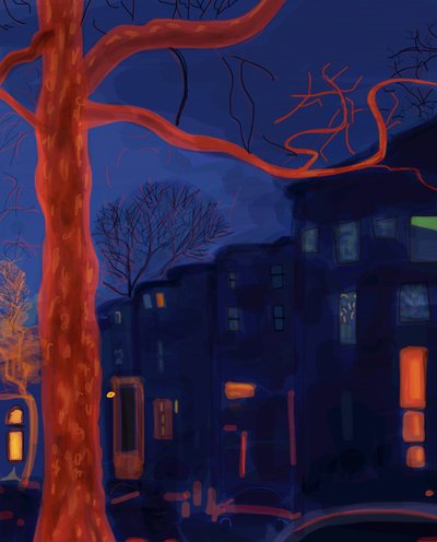 7th Street, Brooklyn, 2016 (arte digital) de Evan Sklar