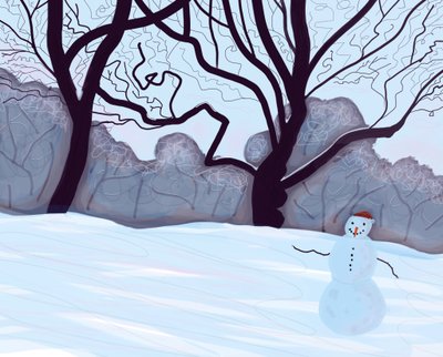 Homem da neve de Evan Sklar