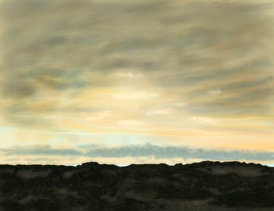 Praia do cisne, dunas e céu de Evan Sklar