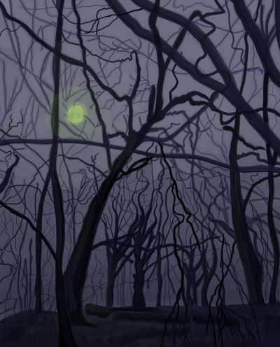 Árvores (arte digital) de Evan Sklar