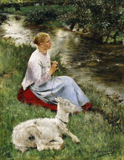 A jovem pastora, de Evariste Carpentier