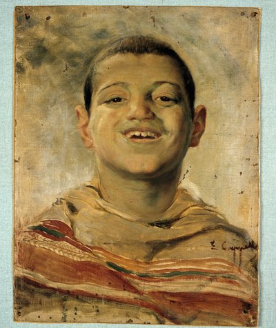 Pequeno bandido (óleo sobre tela) de Evaristo Cappelli