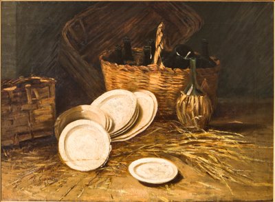 Natureza Morta (óleo sobre tela) de Evaristo Cappelli