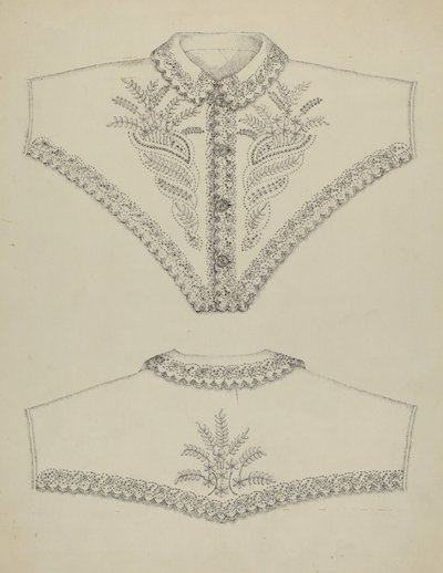 vestido de noite bordado de Evelyn Bailey