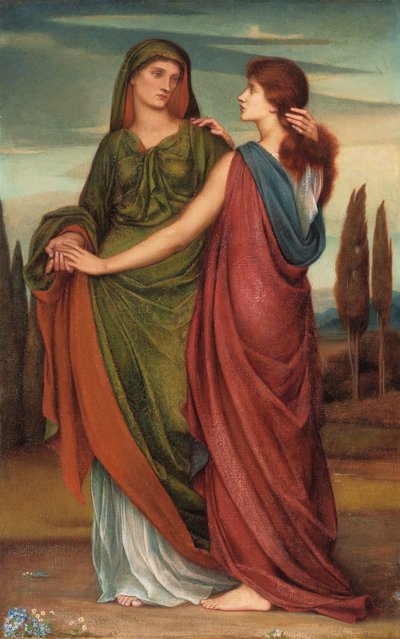 Naomi e Ruth, 1887 de Evelyn De Morgan