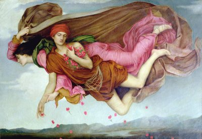 Nuit et sommeil - Night and Sleep, de De Morgan, Evelyn (1855-1919). Óleo sobre tela de Evelyn De Morgan
