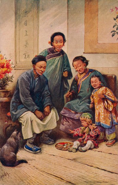 Um aniversário de meninos, c1910 de Evelyn Elizabeth Hardy