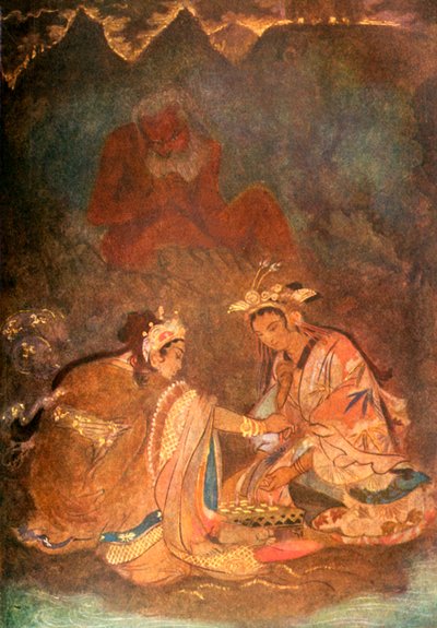 "Vis som também é sorte t Fuji-yama", 1912. de Evelyn Paul