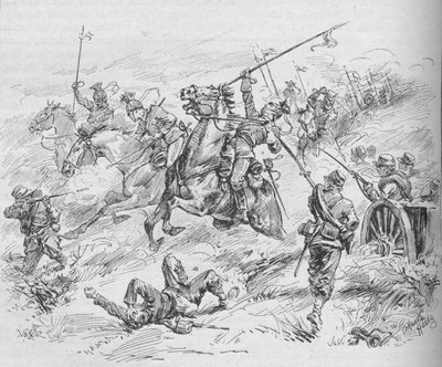 Carga dos 16os Uhlans, 1902 de Evelyn Stuart Hardy