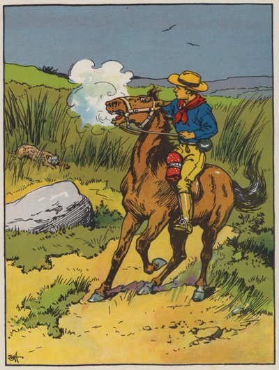 Lost in the Veldt (cor litho) de Evelyn Stuart Hardy